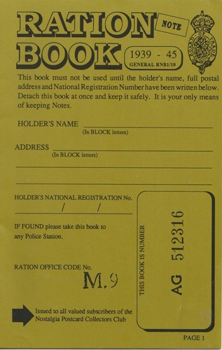1939 ww2 ration book - 1939-45,