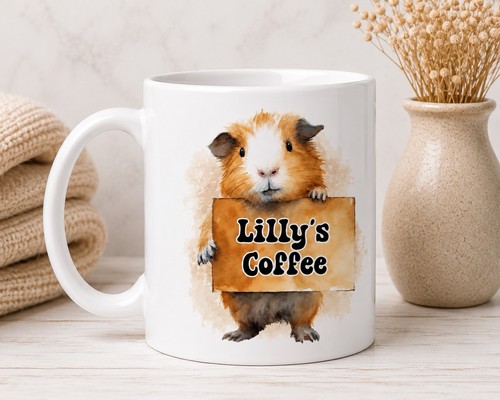 Personalised guinea pig coffee - guinea,
