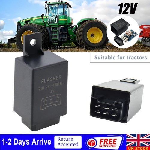 Flasher unit 12v 6pin - flasher,