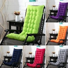 UK Garden Outdoor Thick Chair High Back Pad Sun Rocking Chair Seat Pad Cushions