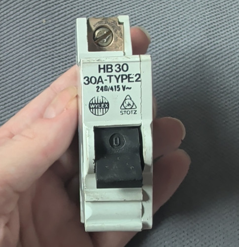 Wylex hb30 30a - type, 2