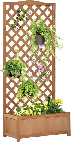 Trellis planter box - planter, garden