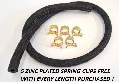 Rubber braided fuel line - line, hose