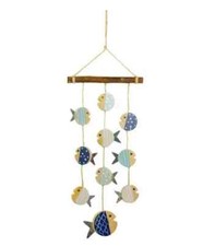 Wooden Fish Mobile Chime 43cm