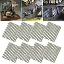 8Pcs 1:35 Corrugated Tile Wall
