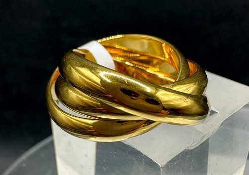 Gold russian band wedding ring