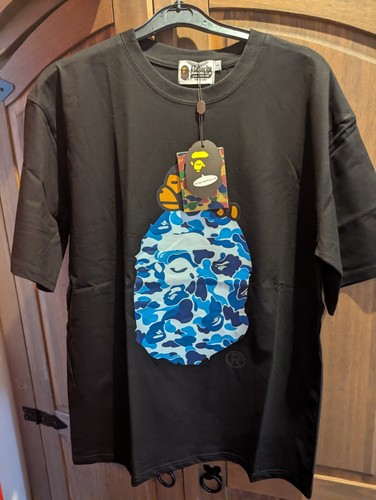 Bathing ape black shirt - bathing, t-shirt