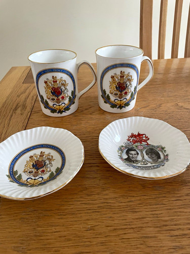 Commemorative china mugs and - commemorative,
