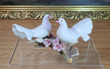 Vintage Capodimonte Hand Painted Porcelain Dove Ornament