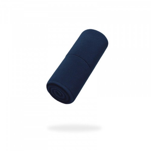 Blue drying towel stitched - blue,