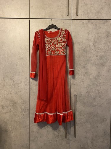 Ladies red suit punjabi - ladies,