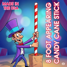 Appearing Candy Cane 8' - Red