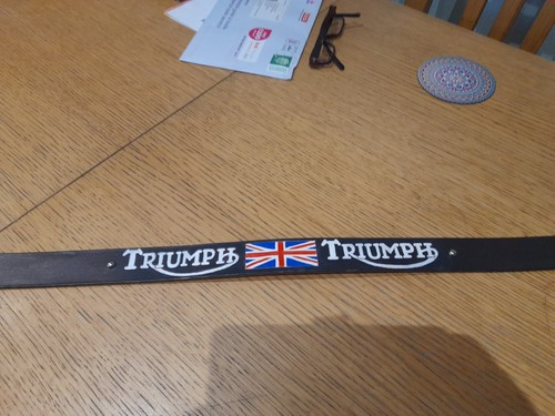 Leather triumph logo - leather, belt