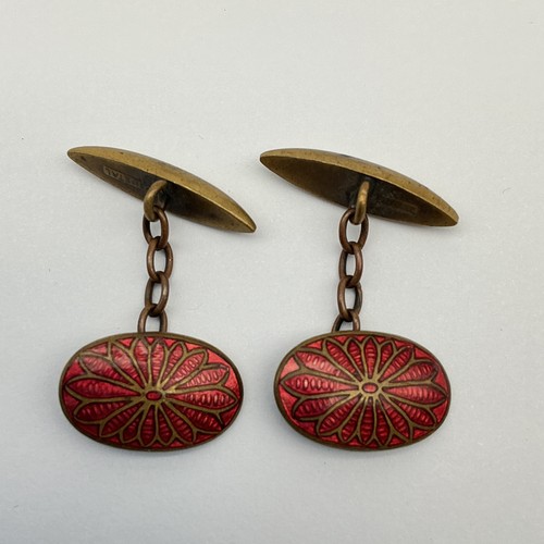 Vintage pair red - star, burst