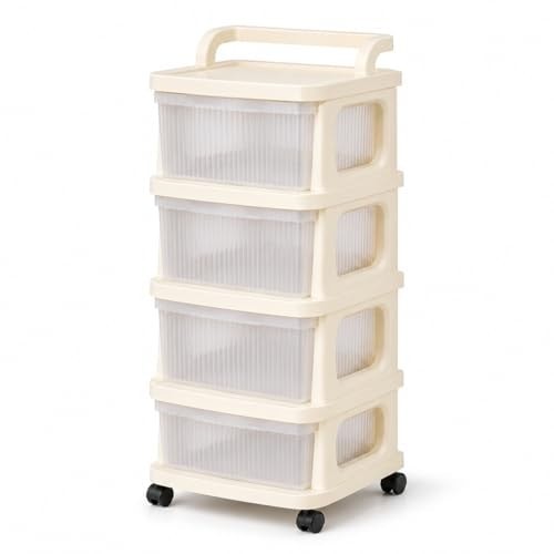 Tier plastic storage trolley - 4,