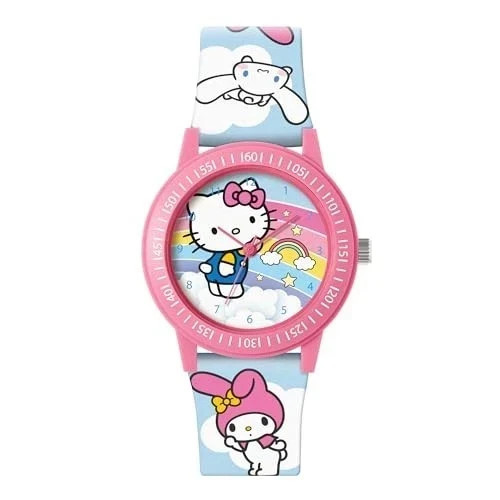 Hello kitty time teacher watch - time,