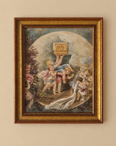Antique watercolour painting - watercolour,