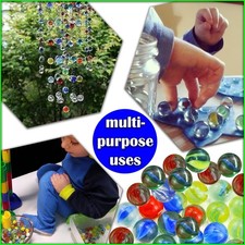 40 Cat's Eye Glass Marbles