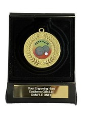 Pétanque Award 50mm Gold