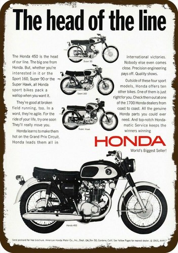 1966 honda 450 super hawk - 1966,