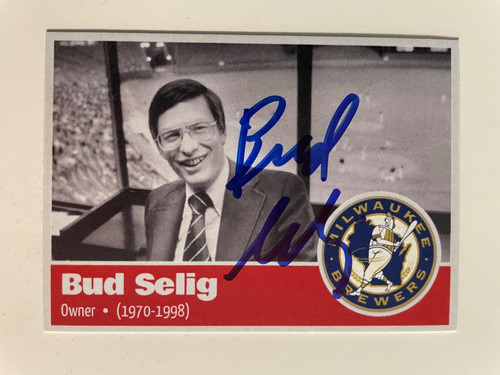 Bud selig autograph major - autograph,