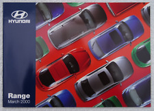 HYUNDAI Brochure 2000: COUPE, ACCENT, LANTRA, SONATA, AMICA, ATOZ, H100. 28 page