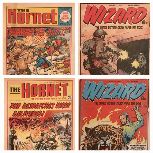 Vintage wizard hornet comic - /,