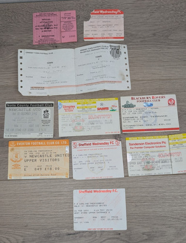 Newcastle united away ticket - newcastle,