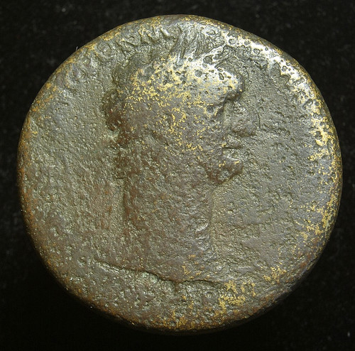 Domitian sestertius rev - ae,
