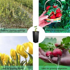 Multi purpose Plastic Deep Nursery Tree Pot 7 8 inch Height Plant Types