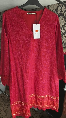 Ladies size red embroidered - ladies,