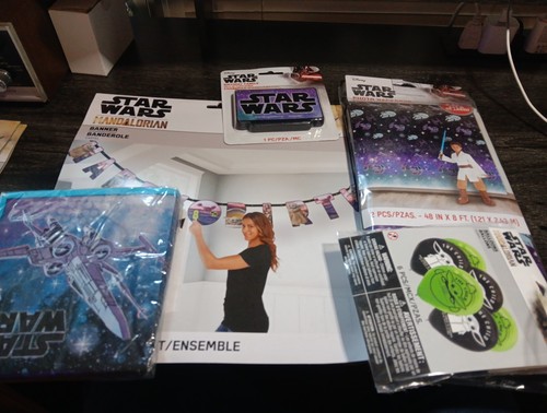 Five piece star - wars, birthday