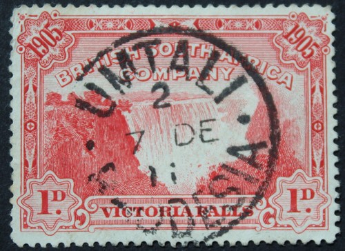 Rhodesia 1905 falls one penny - rhodesia,