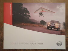 NISSAN PICK UP orig 2003 UK Mkt Sales Brochure - Navara 4x2 4x4 Outlaw