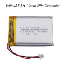 3.7V 1300mAh 4.81Wh