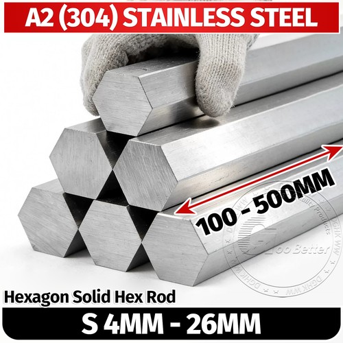 Stainless steel bar - steel, hexagon