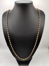 9ct YELLOW SOLID GOLD BELCHER