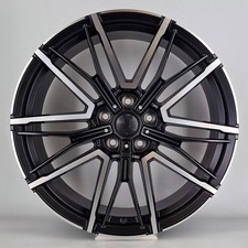 22" concave black pol  alloy