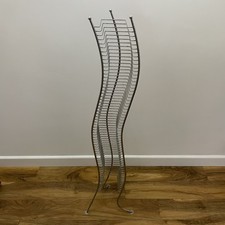 Metal wavey wire silver - wavey, chrome