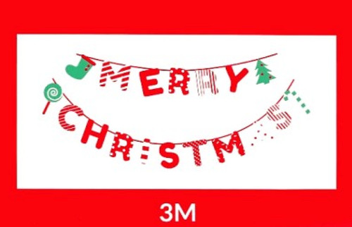 Merry christmas bunting - merry,