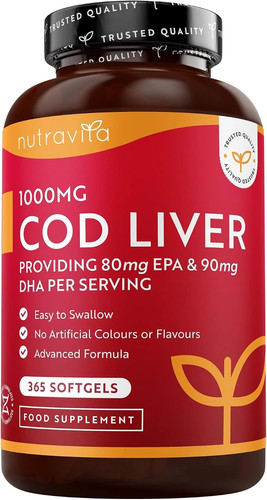 Nutravita cod liver oil 1000mg - nutravita,