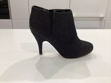 Fiore black sparkly ankle