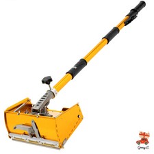 Drywall Taping Tools 9.8" Flat Finish Box Set w/ 40''-64'' Extendable Handle New
