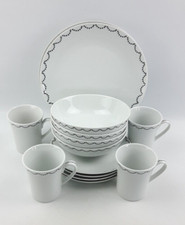 Sabichi Living Plates Bowls & Mugs - Sold As Sets - Garland / Swag Pattern