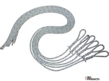 8mm Polyester Fender Lines - Fender Ropes - Rope Ties - 1.5 Mtrs - Boat Fender 