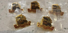 5 x Whitbread Moosehead lapel pin / badges.