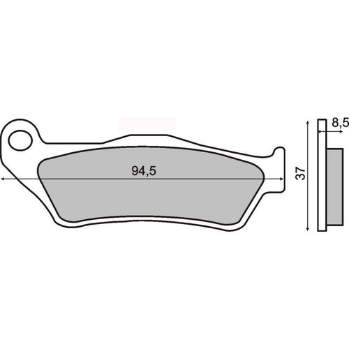 2018ef ferodo front brake pads - front,