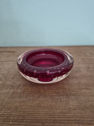 Antique vintage red glass - red,