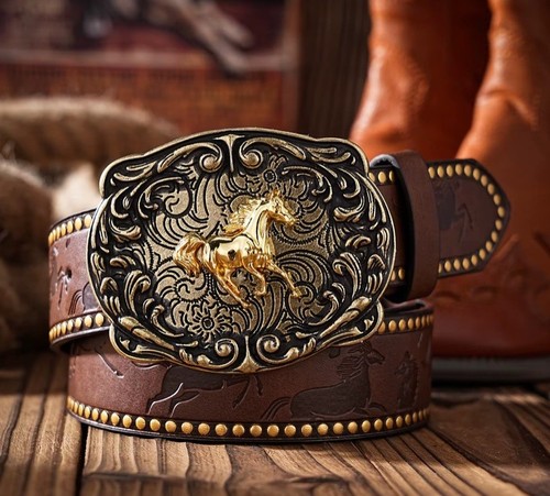 Western style horse buckle - western,