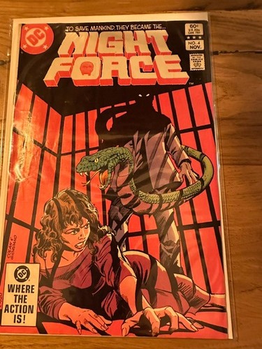 Night force dc - night, comics
